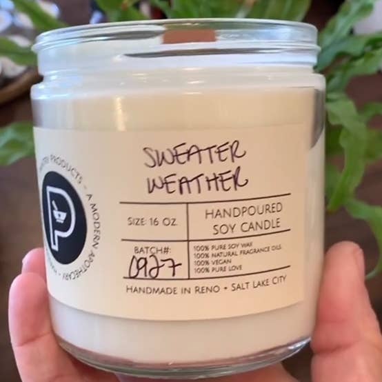 Pantry Products - Skin, Body, + Wellness - Wholesale Jar/Filled Candle - Fall Wood Wick Soy Wax Candles, Pumpkin Spice + More!1