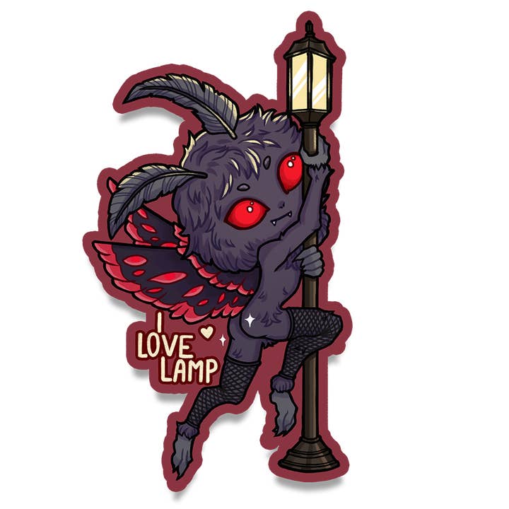 Mothman - Mothica Sticker for wholesale by Mocco and Friends