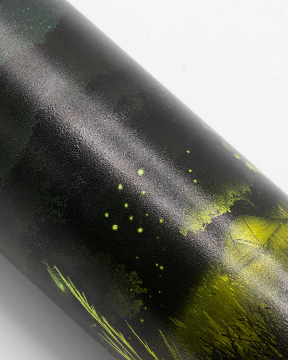 Cognitive Surplus - Wholesale Water Bottle - Firefly Meadow 18 oz Steel Bottle (Case of 4)3
