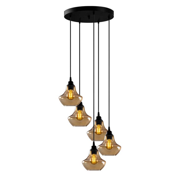 STUDIO BYLAMP – wholesale Chandelier/hanging light – Gold GL 054 Glass Pendant Lighting1