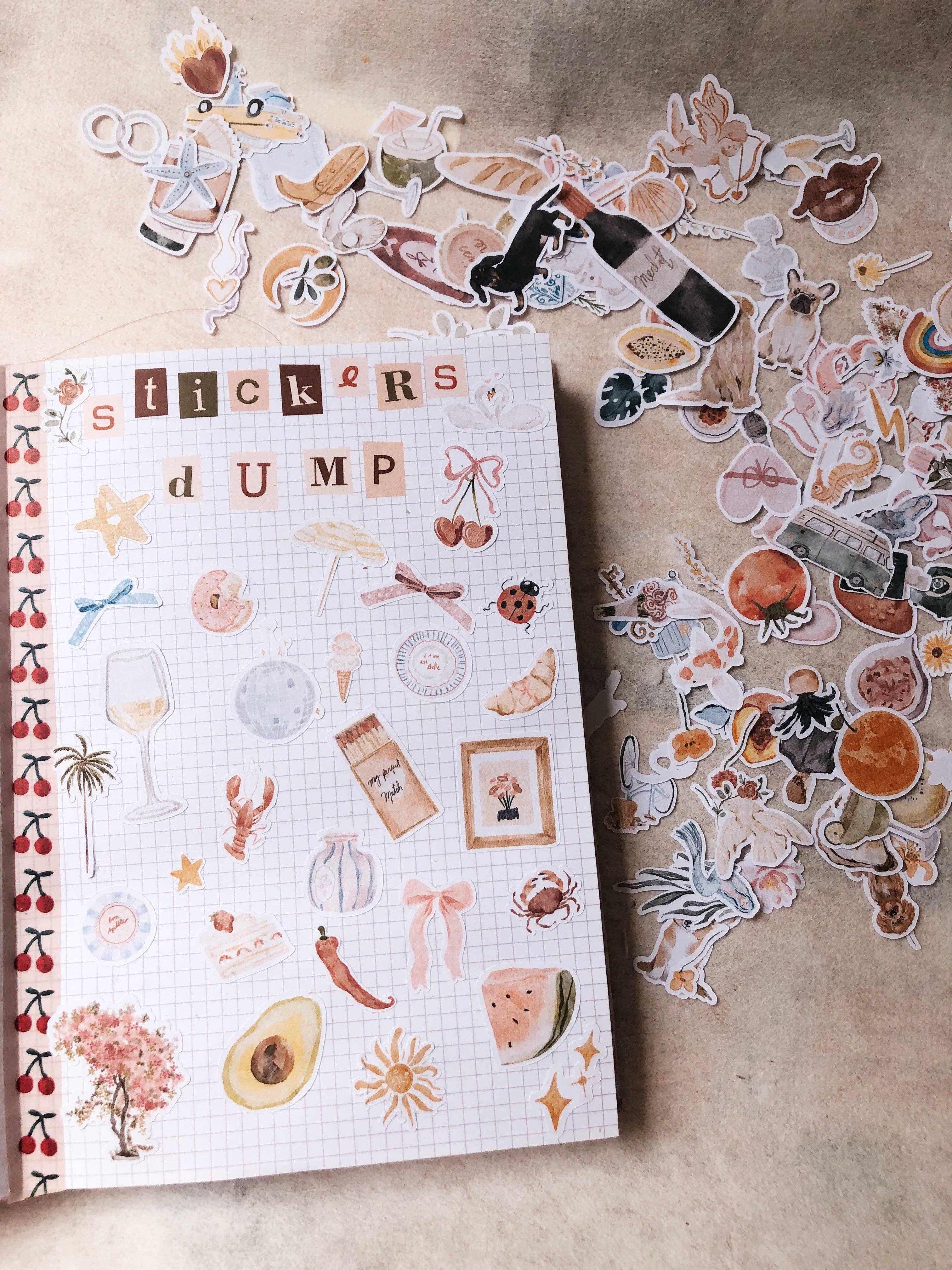 Chapteries - Wholesale Sticker - Ensemble de plus de 160 autocollants individuels - Été coloré2