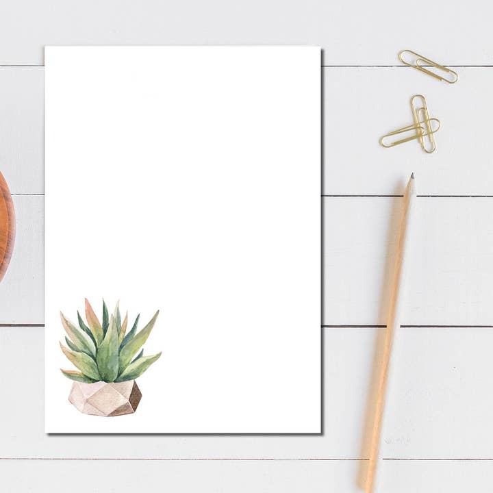 Bloc-notes succulent pour la vente par My Paper Box