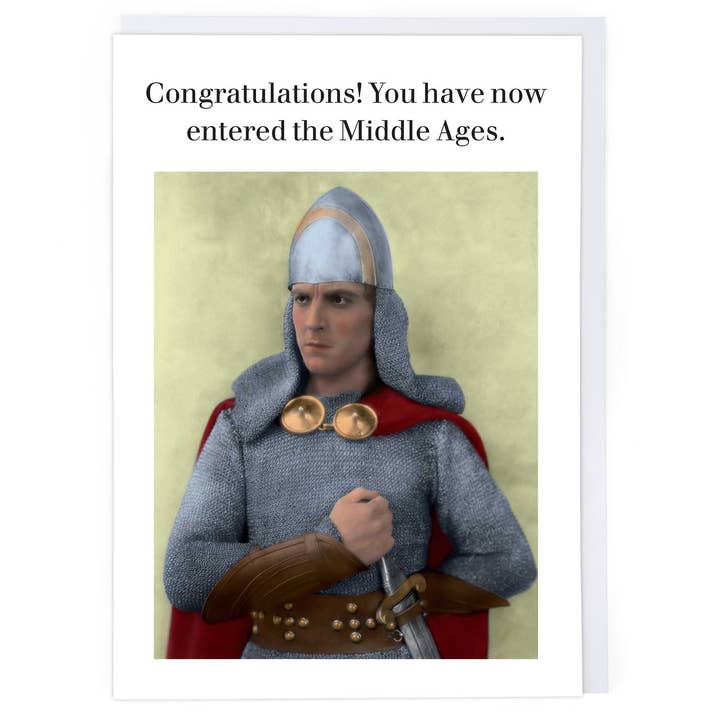 Cath Tate Cards - Wholesale Congratulations Card - In The Middle Ages Greeting Card