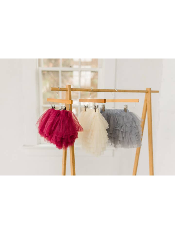 The Glam Goat – wholesale Tutu – Child – Full Layered wine Tutu, Full Tutu Skirt, Deep Red Tutu Skirt2