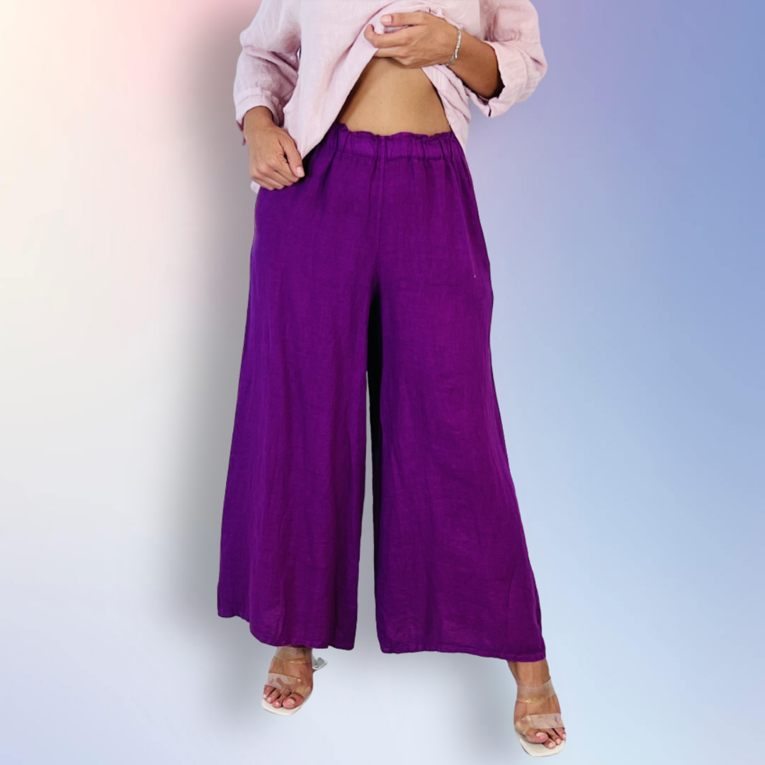 Linen & More - Wholesale Pants - Women's - REF 2342 100% LINEN PANTS4