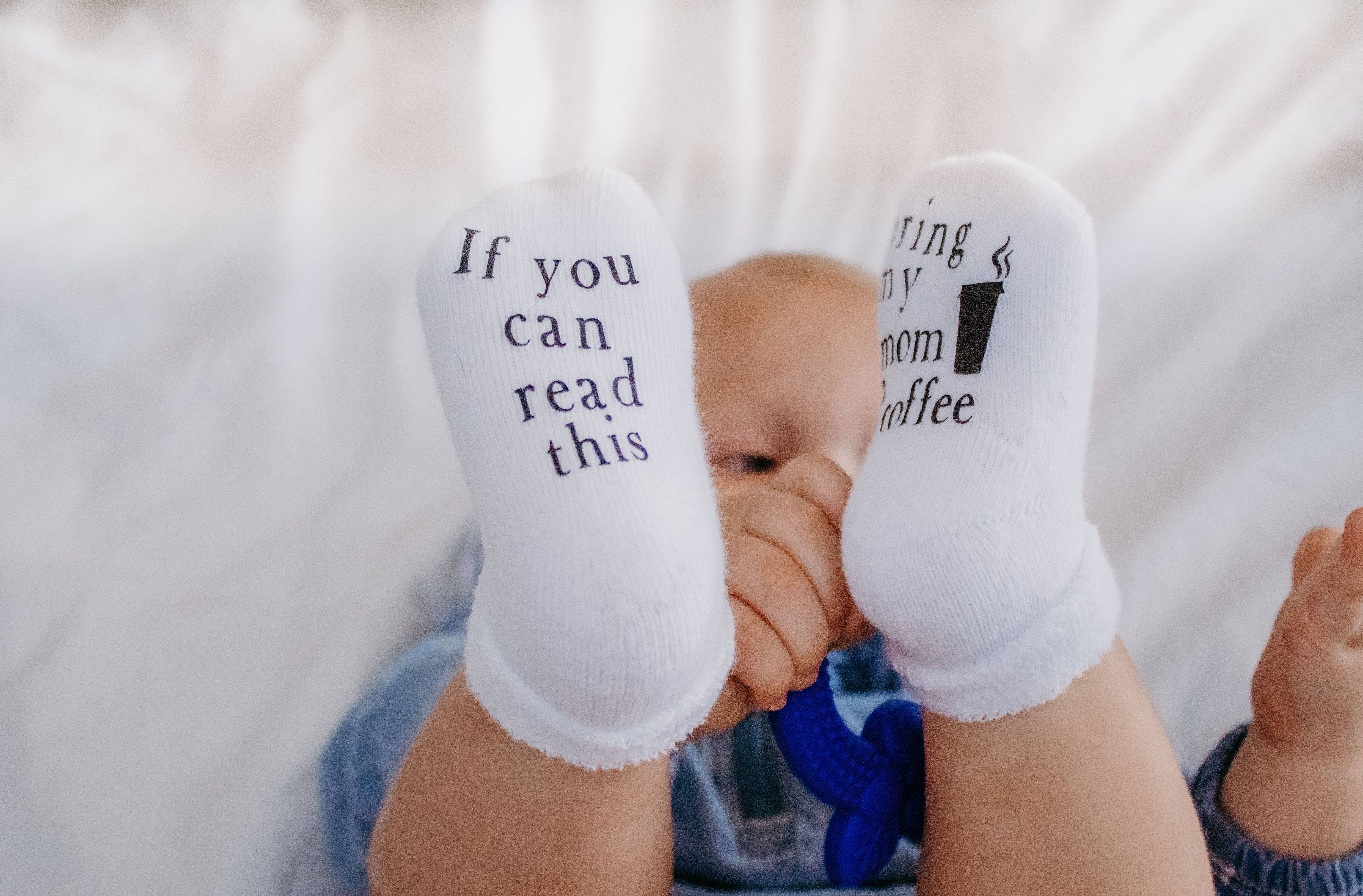 Dorothy’s Reason - Wholesale Socks - Baby - If you can read this Bring My Mom a Coffee® Baby Socks Gifts5