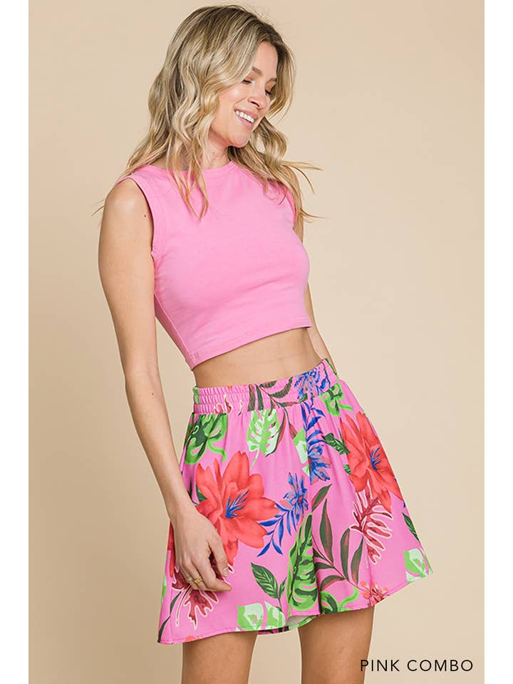 Cotton Bleu - Wholesale Shorts - Women's - 30185W - Bohemian Style Women's Air Flow Print Shorts10