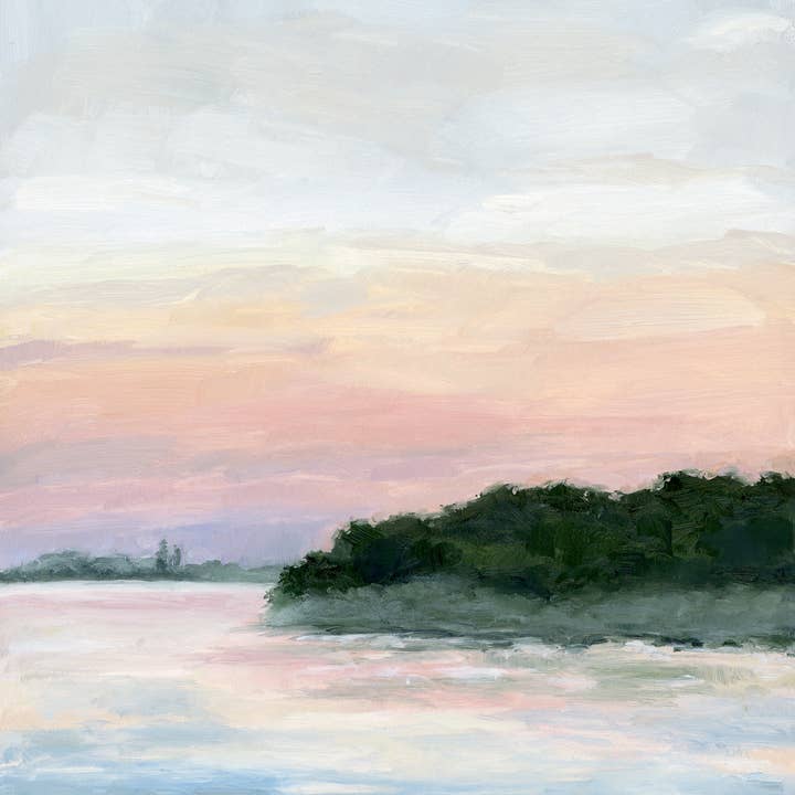 Imprimir Tela Vertical Névoa Rising por atacado de Michelle Blackhawk Studio