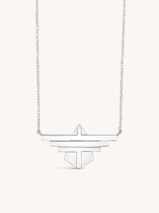Freebird Necklace - Silver for wholesale by Sierra Winter Jewelry