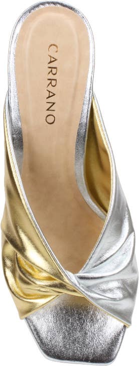 Carrano - Vendita all'ingrosso Scarpe con tacco basso - Donna - Carrano Sage - Sandalo aperto in pelle con tacco coperto10