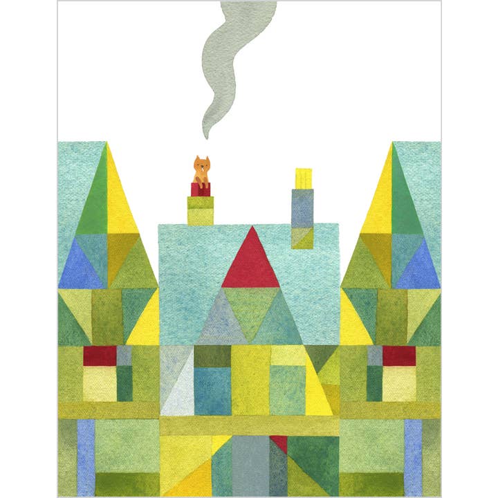 Smoking Cat Birthday Card for wholesale by Fomato