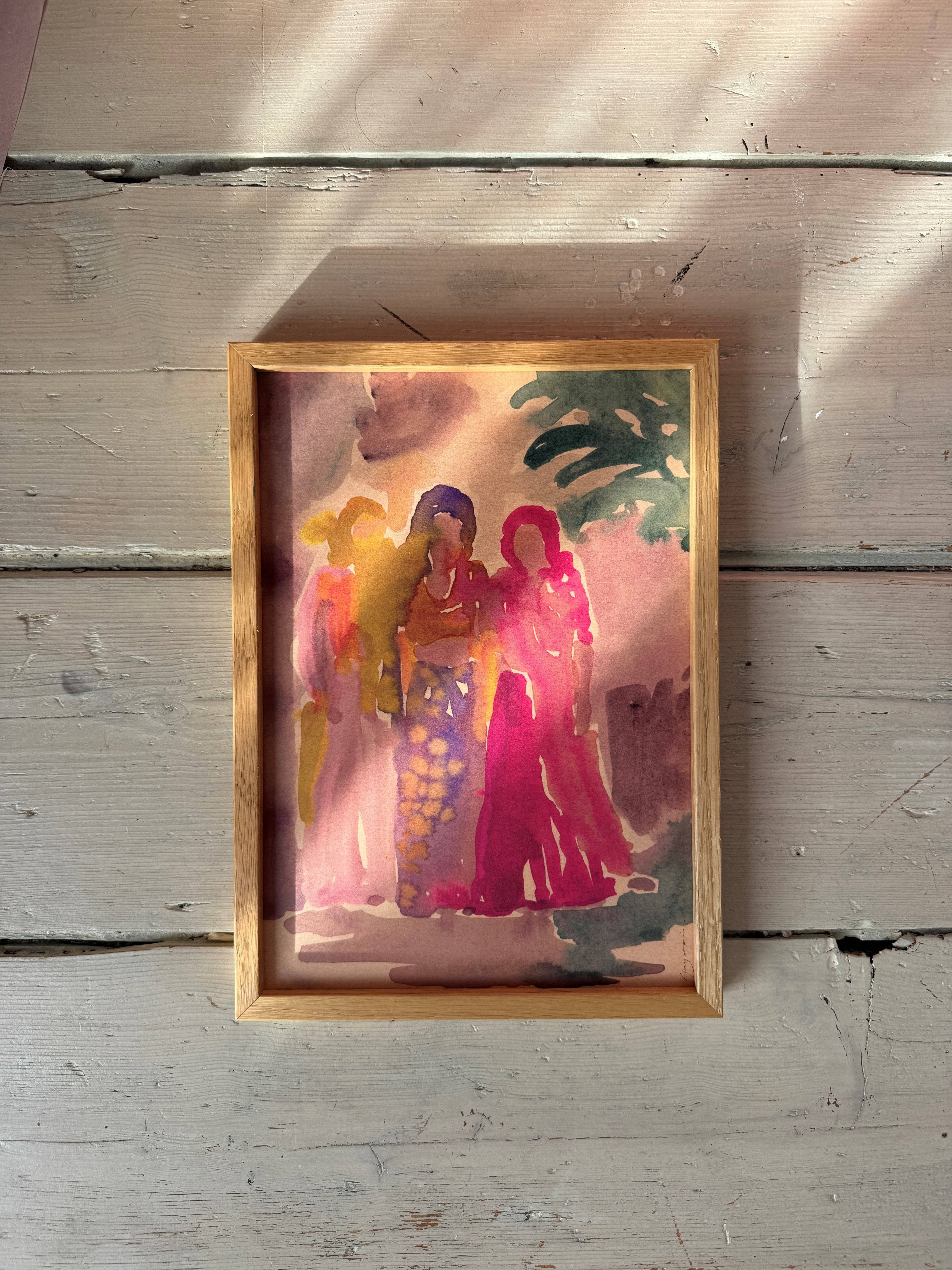 tinystories – Impressão artística por atacado – Art Print "Together In Layers Of Color"1