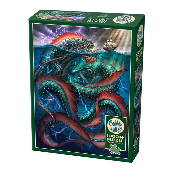 From the Depths 1000pc puzzle for wholesale by Outset Games and Cobble Hill Puzzles