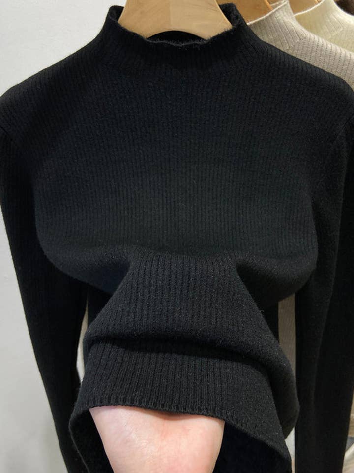 safistyle - Wholesale Knit Top - Women's - Half High Neck Top3