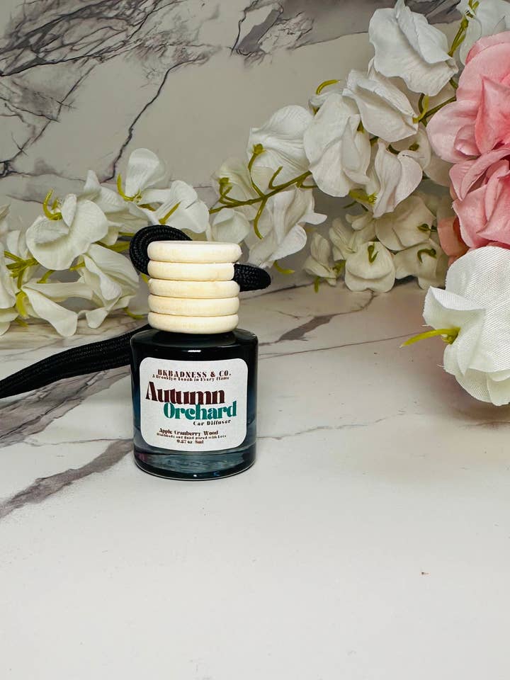 Autumn Orchard Car Diffuser for wholesale by Bkbadness & Co.