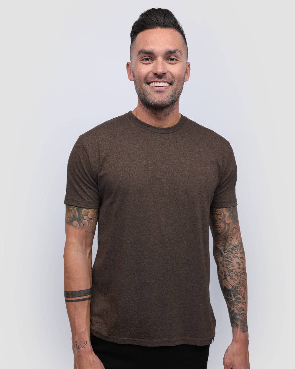 INTO THE AM - Wholesale T-Shirt - Men's - Men's Premium Fitted Plain Blank T-Shirt47