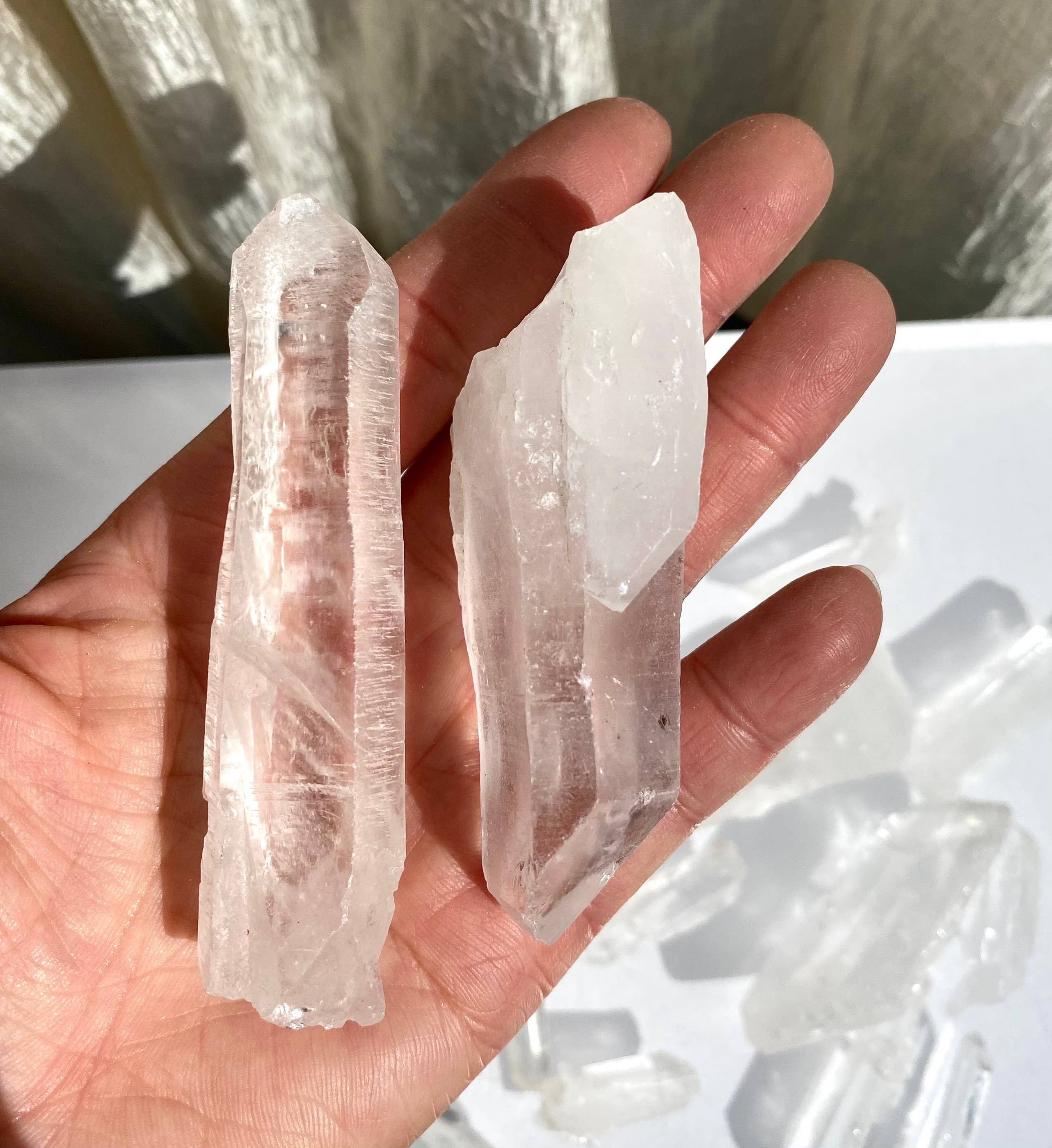 KayleeNYC - Wholesale Spiritual Stone/Crystal - Wholesale Lot 1 Lb Natural Lemurian Quartz Wand Raw Crystal9