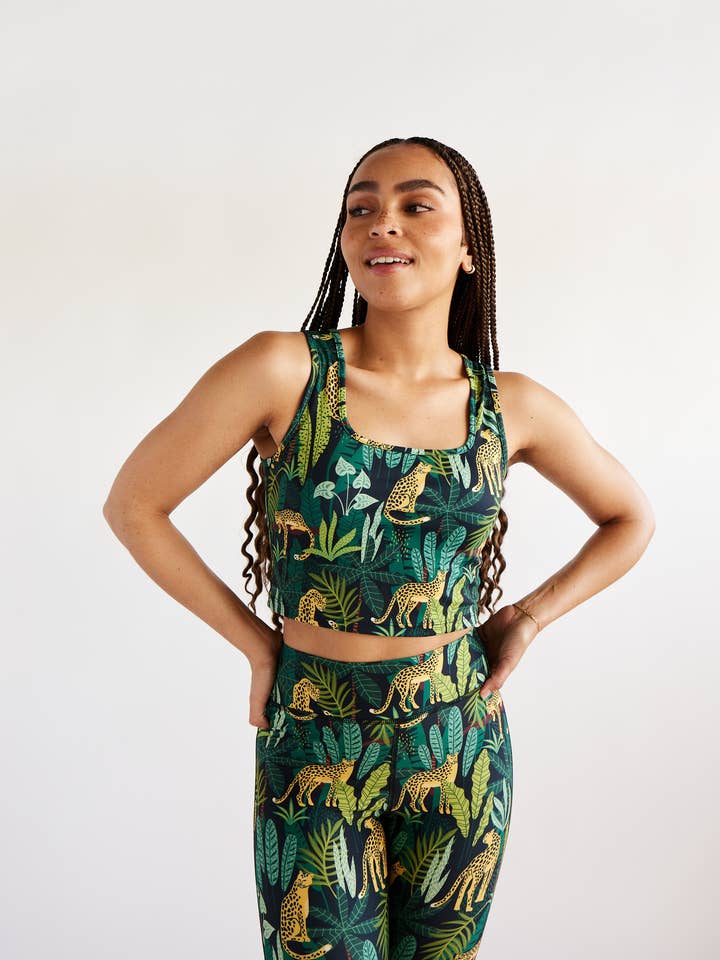 Simple Crop Top - Jungle for wholesale by Swaay