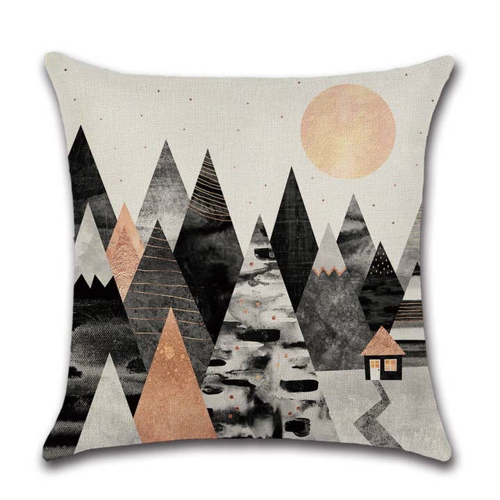 Housse de Coussin Montagnes - Manaslu pour la vente par By Javy