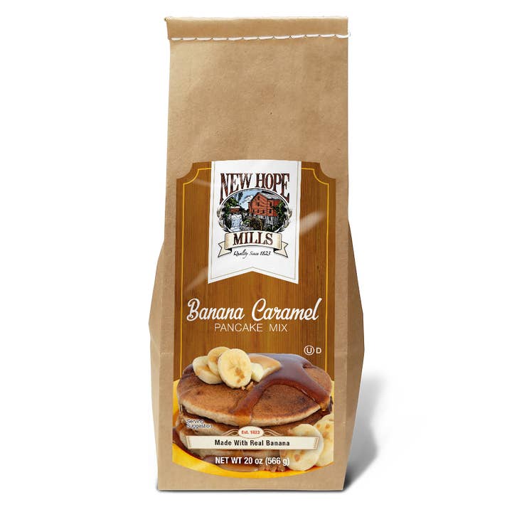Banana Caramel Pancake Mix for wholesale by New Hope Mills
