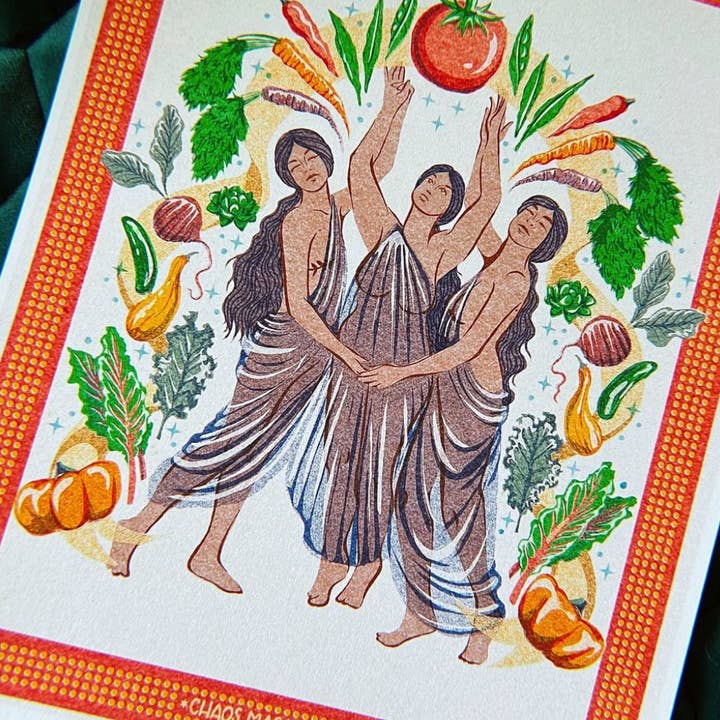 Chaos Magic Studio - Wholesale Art Print - Veggie Gals Art Print - Multiple Size Options0