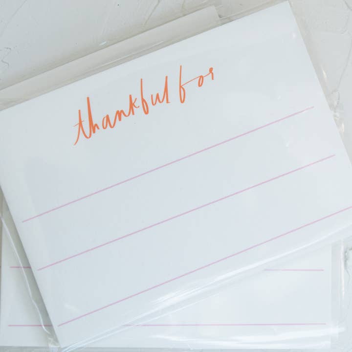 Dankbaar voor Tear-Off Pad voor wholesale door give with joy