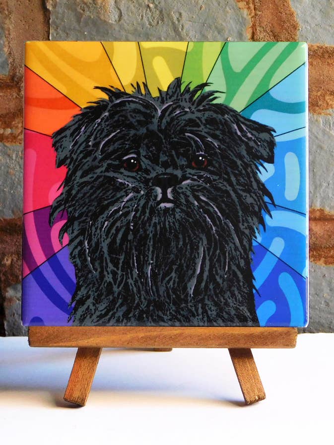 Piastrella in ceramica Affenpinscher per la vendita all'ingrosso da parte di Sabyloo