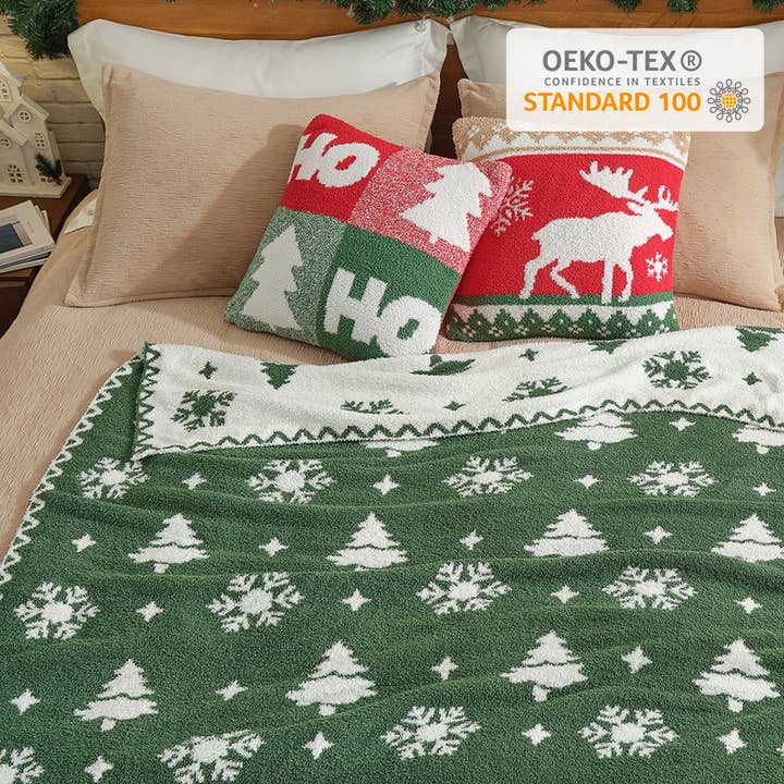 DreamValley - Wholesale Throw Blanket - SS Christmas Throw Blanket Soft Knit Bed Blanket 50x60"1