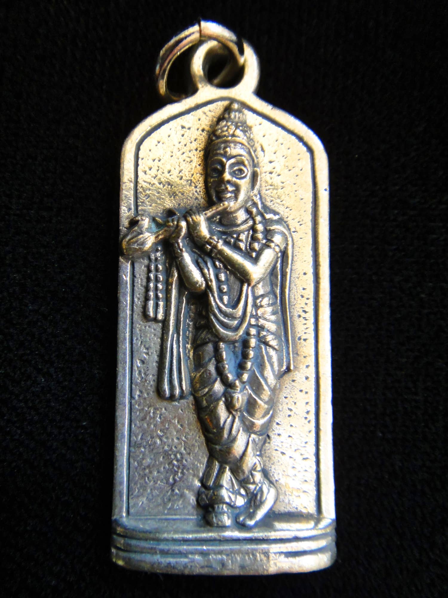 Tika - Wholesale Individual Charm/Pendant - Brass Deity Pendant- Krishna0