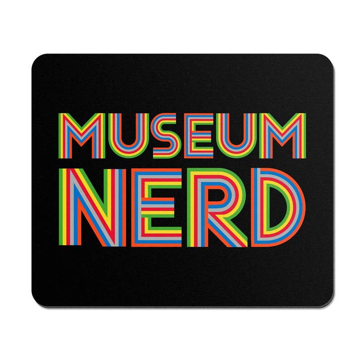 Museum Nerd Classic Mousepad for wholesale by Popcorn Custom Products