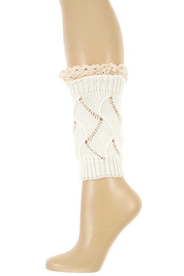 Andrea Bijoux – Engroshandel Benvarmere - Dame – ZIGZAG STRIK MØNSTER BLONDER TOP BEN VARMERE3