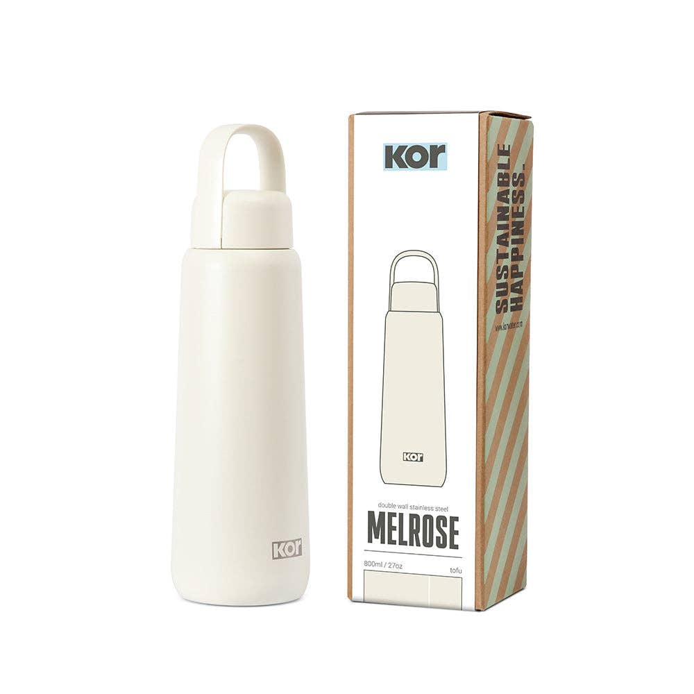 Kor Water, Inc. - Vente Bouteilles d'eau - Melrose - Bouteille en acier inoxydable à double paroi de 27 oz (800 ml)10