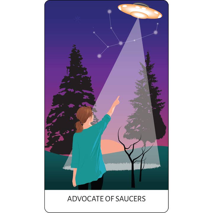 Red Wheel/Weiser LLC - Wholesale Tarot Cards - Tarot of the Unexplained: 78 Cards & 96 pgs.Cryptids, Ghosts