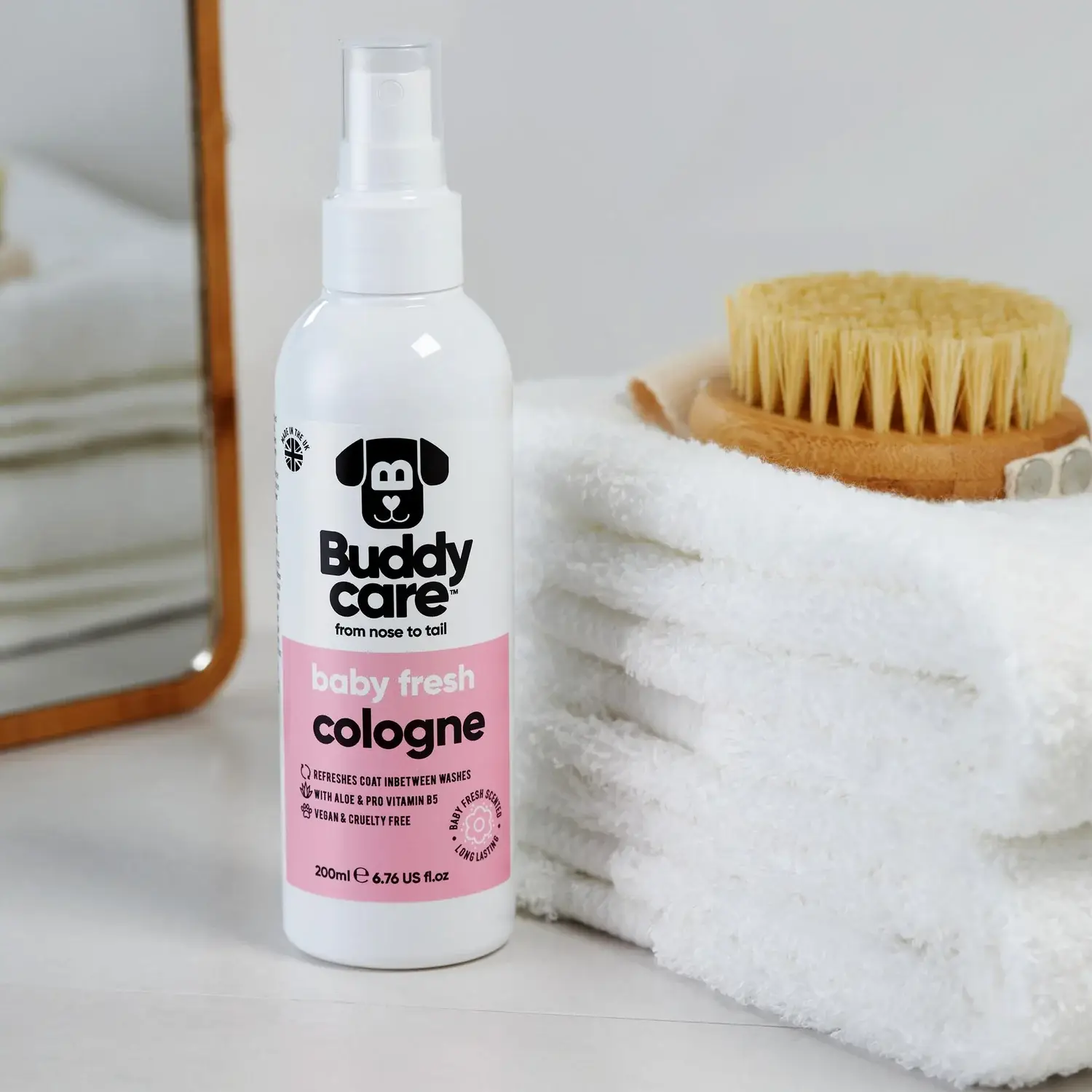 Buddycare – wholesale Pet spray – Dog – Buddycare Dog Cologne - Baby Fresh - 200ml / 6.76 fl oz1