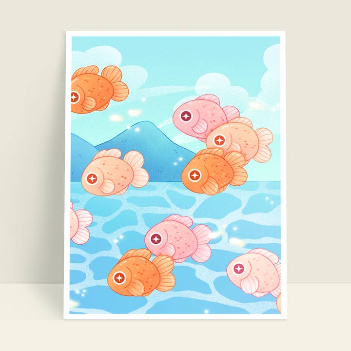 Impresión artística 6x8 Océano de Mañanas para venta al por mayor de Arcasian