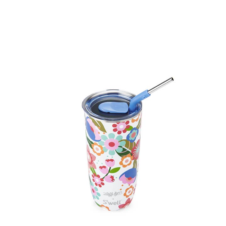 S'well - Wholesale Insulated Mug/Tumbler - 24oz Steffi Lynn x S'well Tumbler with Straw