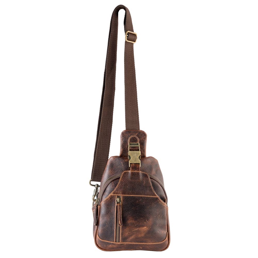 Sixtease Bags USA - Wholesale Crossbody Bag - Women's - Genuine Leather  Unisex Crossbody - Rustic Tan6
