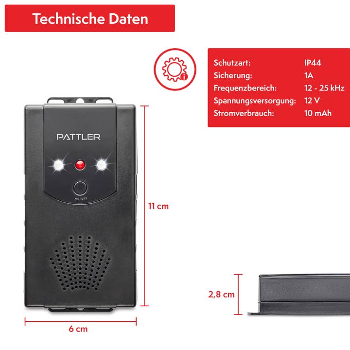 PATTLER® - Venta al por mayor Adornos/decoración de exteriores - Ahuyentador de martas multiusos para el hogar, el jardín, el coche o el invierno11