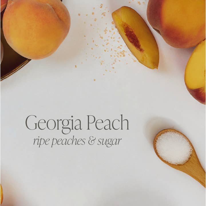 Antique Candle Co.® - Wholesale Jar/Filled Candle - Georgia Peach - Soy Wax Mason Jar Candle