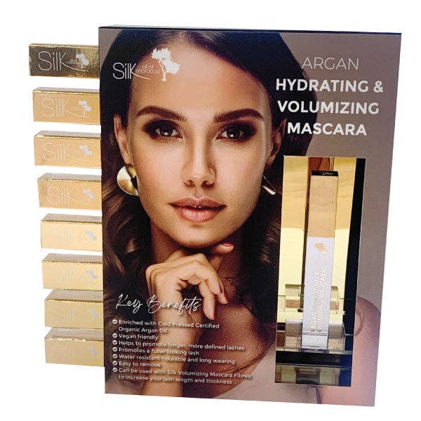 Silk oil of Morocco - Wholesale Retailer display – Beauty & wellness - Argan Oil Defining Mascara Product Display Stand