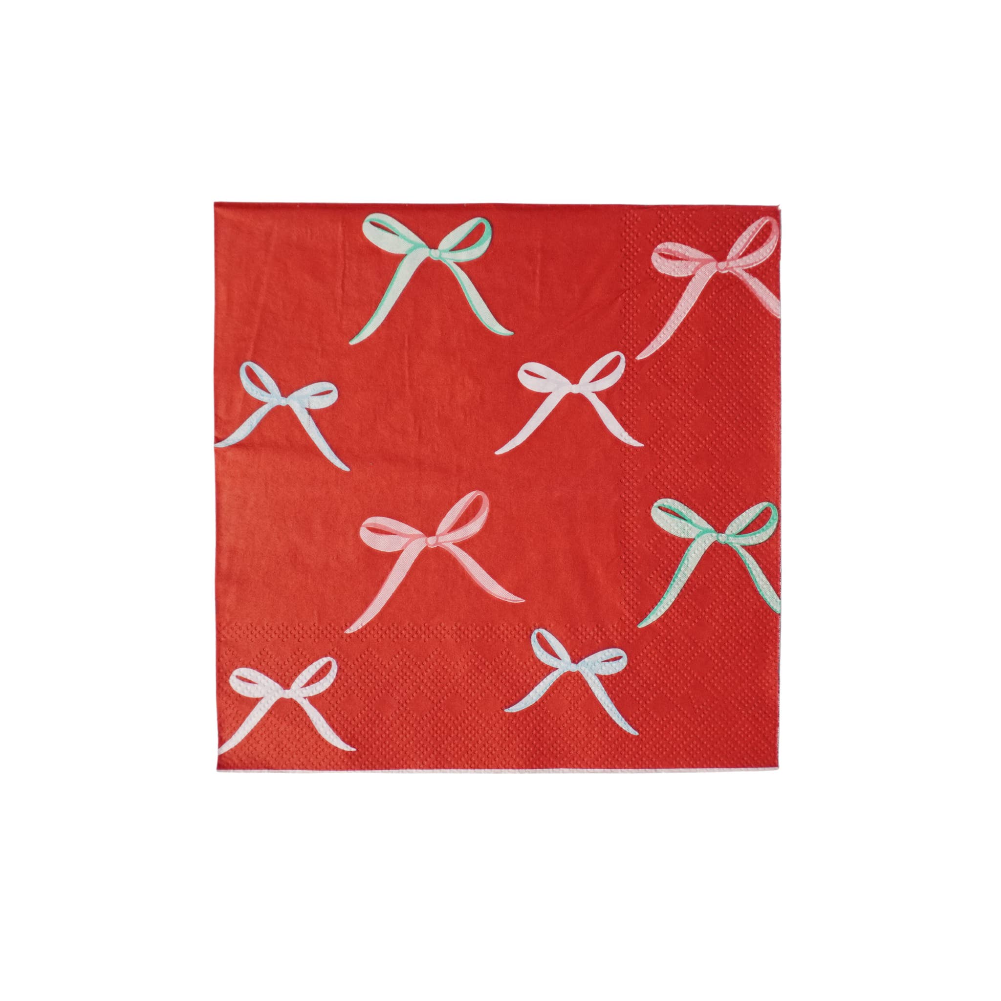 Festive Fun Co. - Wholesale Disposable Napkin - Ornaments & Bows Napkin