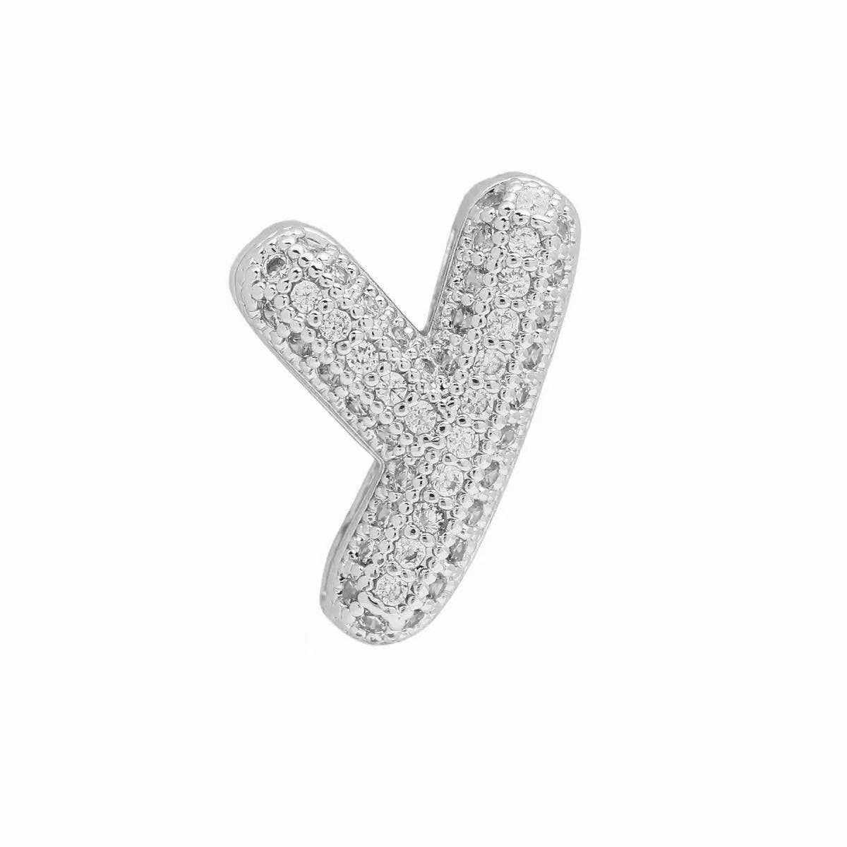 Savvy Bling - Wholesale Charm/Dangle Bracelet - Silver Bubble Initial Custom Word Name Watch Charm Bracelet31