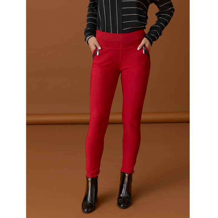 COCO + CARMEN - Wholesale Fashion Leggings - Women's - Jasmine Zip Pocket Leggings