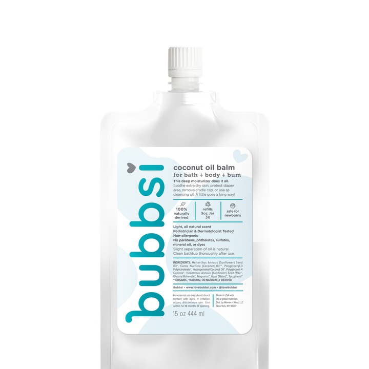 Bubbsi - Wholesale Body Balm/Butter - Baby - Coconut Oil Balm Refill Size