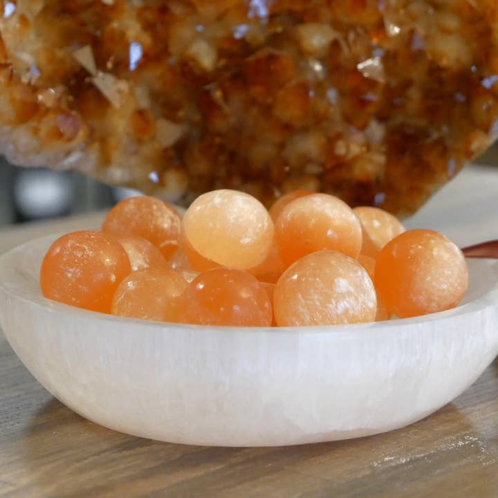 Selenite Bowl - 6 inch for wholesale by The Healing Sanctuary