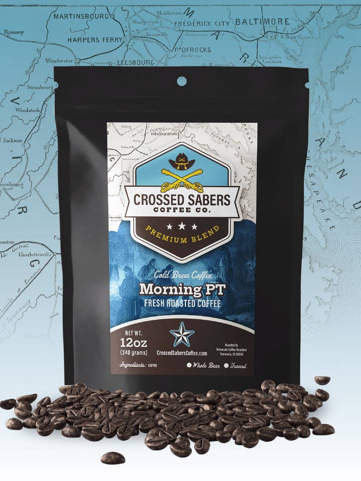 Morning PT Cold Brew - Ground for wholesale by Crossed Sabers Coffee