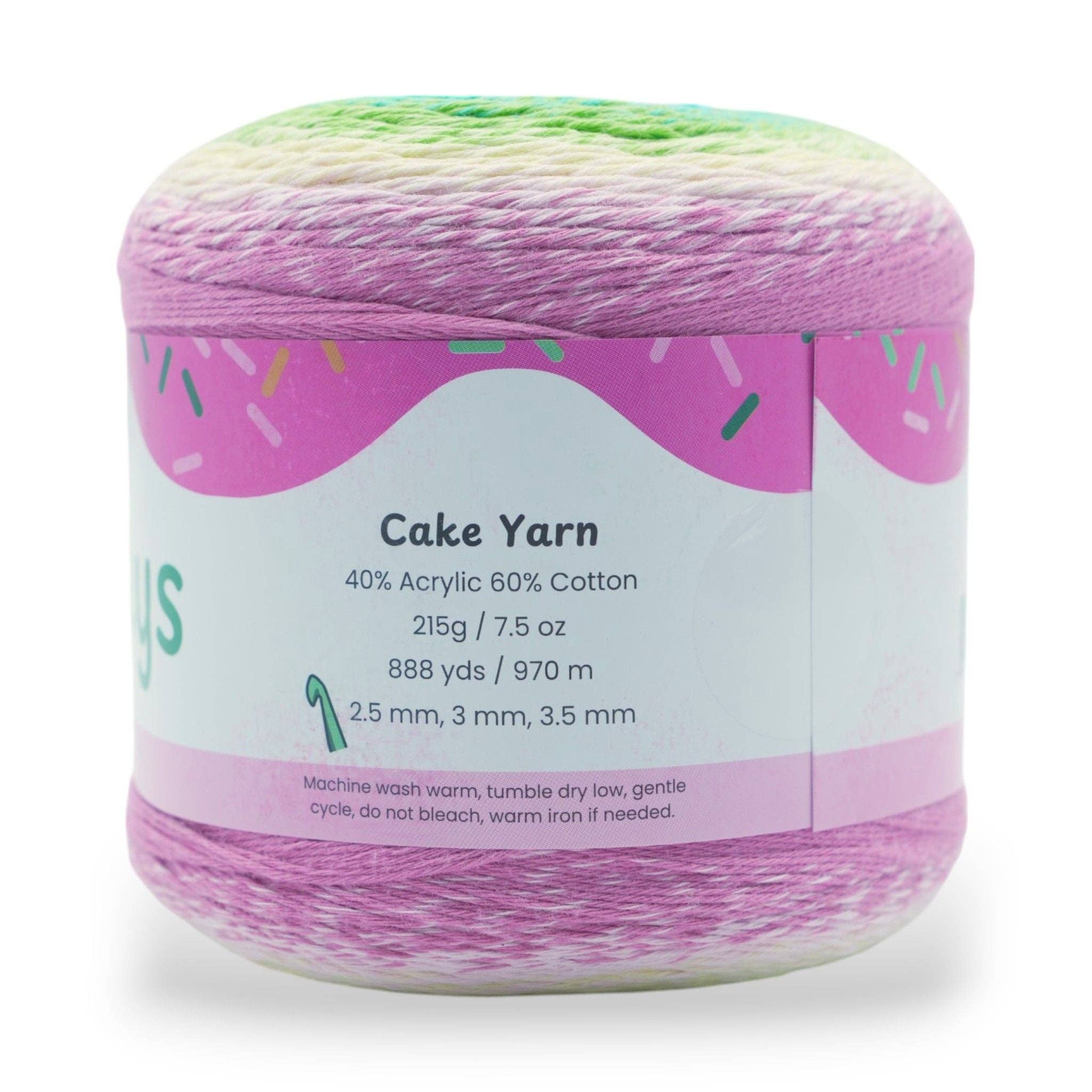 Okey Dokeys - Wholesale Yarn - 1060 Yards Gradient Cake Yarn - #1 Super Fine Cotton Acrylic Yarn17