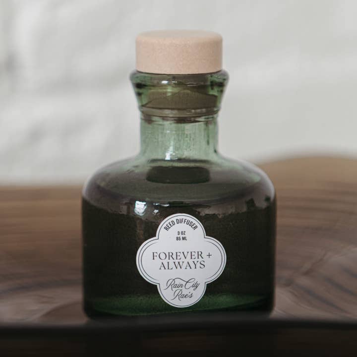 Forever + Always Reed Diffuser for wholesale by Rain City Rae's