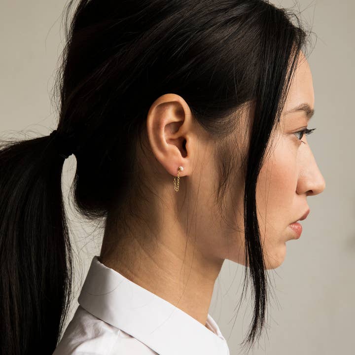 Collier à boucles d'oreilles Sourire pour la vente par Eva Schreuder