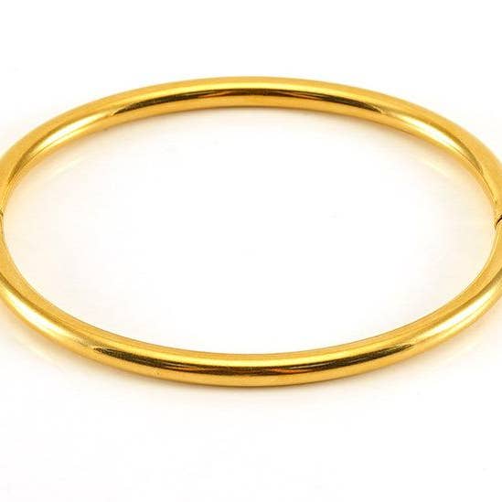 Mio Queena - Wholesale Bangle Bracelet - Multi-style 18K Gold-plated Stainless Steel Babngle - FGS25